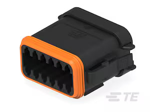 12 pin Deutsch Plug Black CAT spec 10 pack
