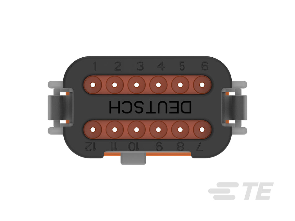 12 pin Deutsch Plug Black end cap 10 pack