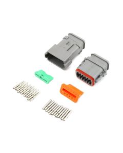 12 pin Heat Shrink Adaptor Solid Green Band full kit