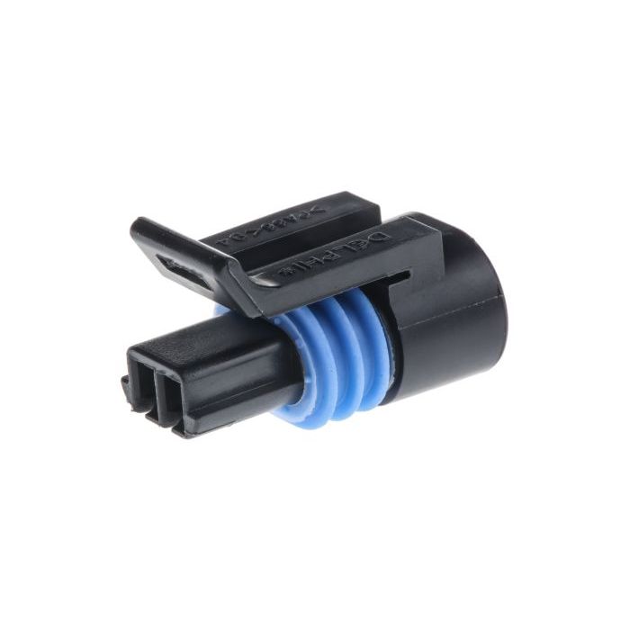 150.2 Series Connectors Pull To Seat 2 Pin Black Blue Green 10 Pack