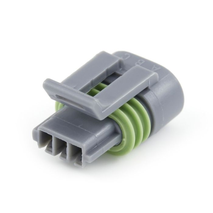 150.2 Series Connectors Pull To Seat 3 Pin Grey Green Green 10 Pack