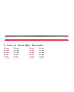 2:1 Heat Shrink Standard Wall Black