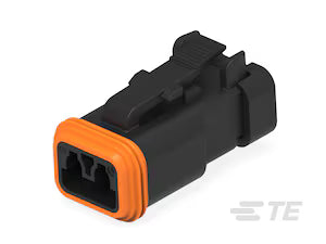 2 pin Deutsch Plug Black CAT spec 100 pack