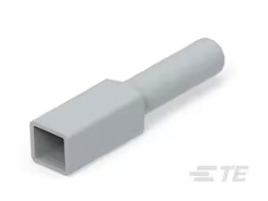 2 pin Receptacle boot 65mm tail grey