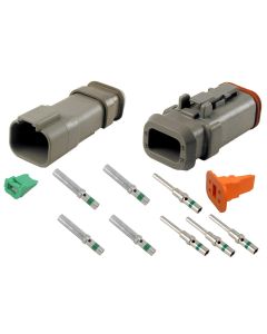 4 pin Heat Shrink Adaptor Solid Green full Band kit