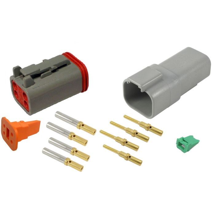 4 pin Standard Solid Green Band Gold-Plated full kit