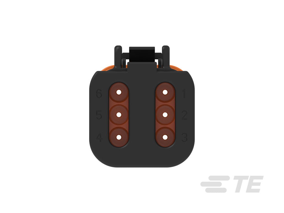 6 pin Deutsch Plug Black CAT spec 100 pack