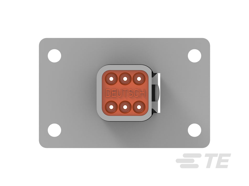 6 pin Deutsch Receptacle Flange Mount 50 pack