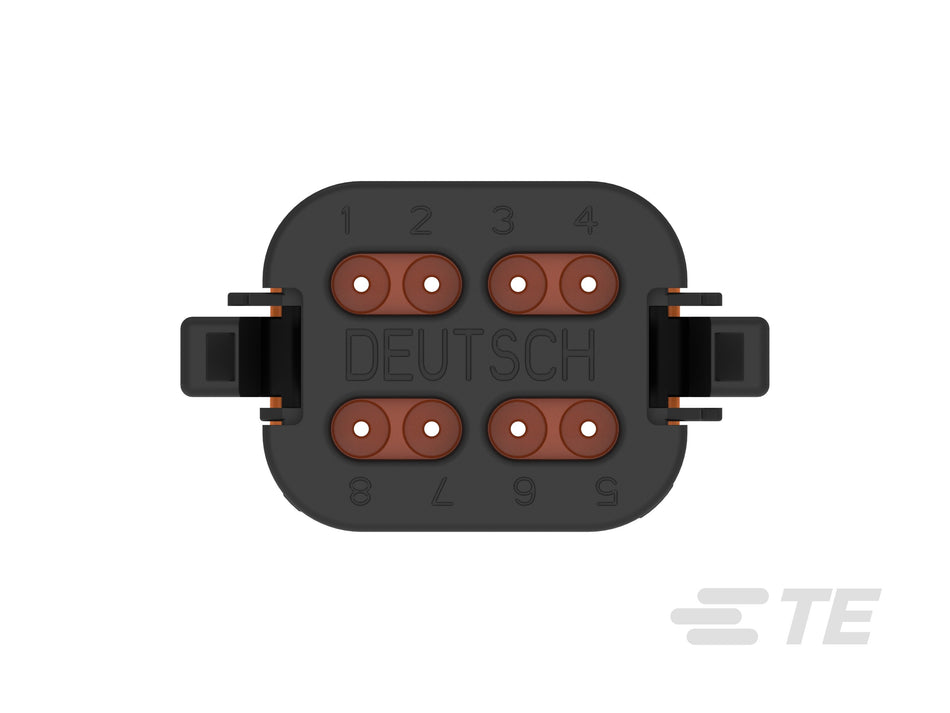 8 pin Deutsch Plug Black CAT spec