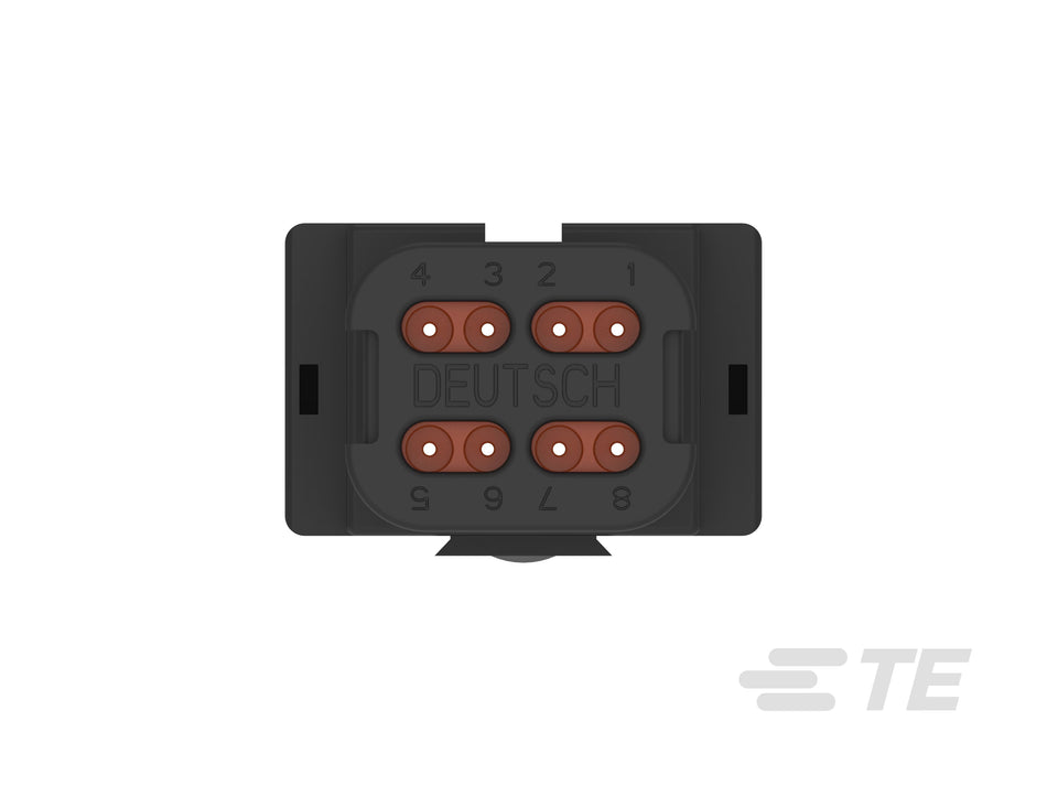 8 pin Deutsch Receptacle Black CAT spec 300 pack