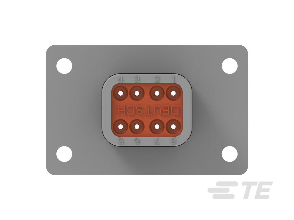 8 pin Deutsch Receptacle Flange Mount 10 pack