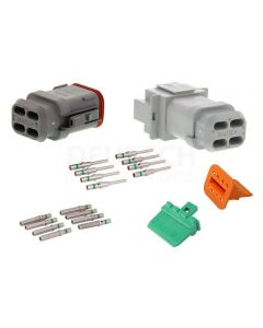 8 pin Heat Shrink Adaptor Solid Green Band full kit