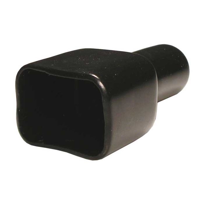 8 pin Receptacle boot 65mm tail black
