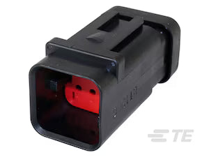 Ampseal 16 6 Pin Receptacle Reverse Mounts