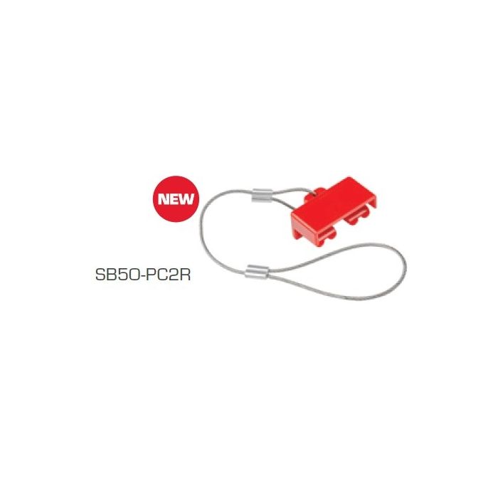 Anderson Plug Covers Polycarbonate 50A Red