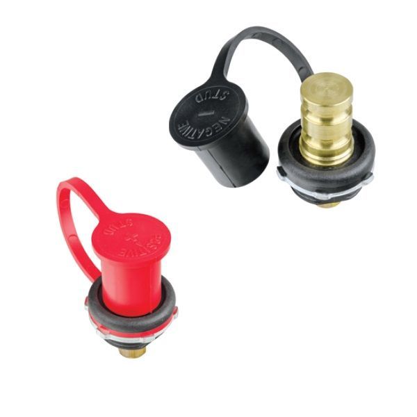 BATTERY FEED STUD 3/8" RED