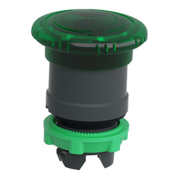 BUTTON GREEN 40MM  (Twist Release)