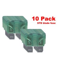 Blade (ATC/ATO) 30A Green 10 Pack