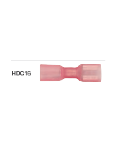 Blade Terminals Fully Insulated Female 6.3mm Heat Shrink Red