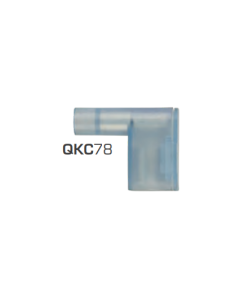 Blade Terminals Fully Insulated Female Flag-6.3mm Nylon Blue