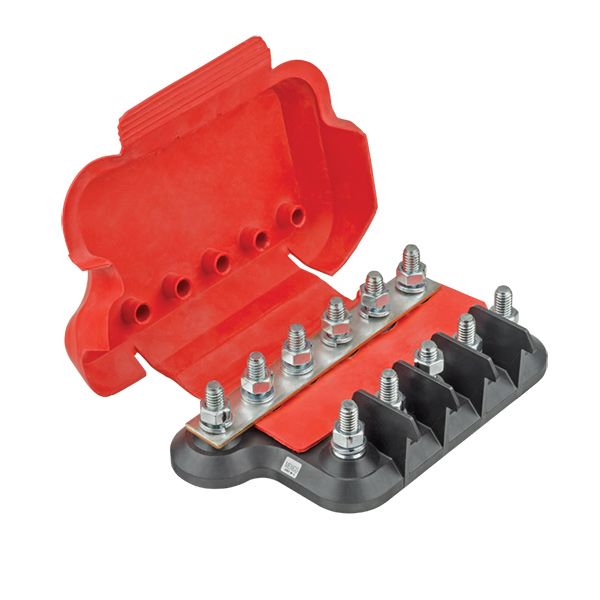 Bolt In Fuse Holder Surface Mount Bussed 5x AMG