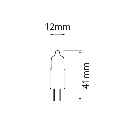 Bulbs Halogen Bi Pin 24V 100W G6.35