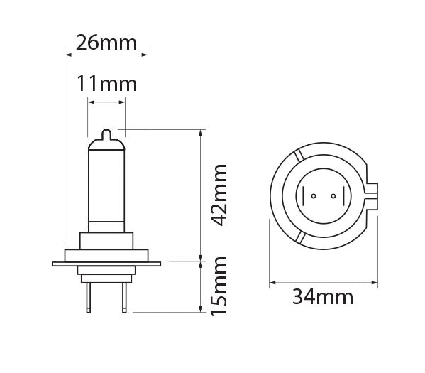 Bulbs Halogen H7 12V 55W PX26d Original Line