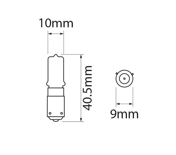 Bulbs Halogen Miniature 24V 21W BAY9s Original Line