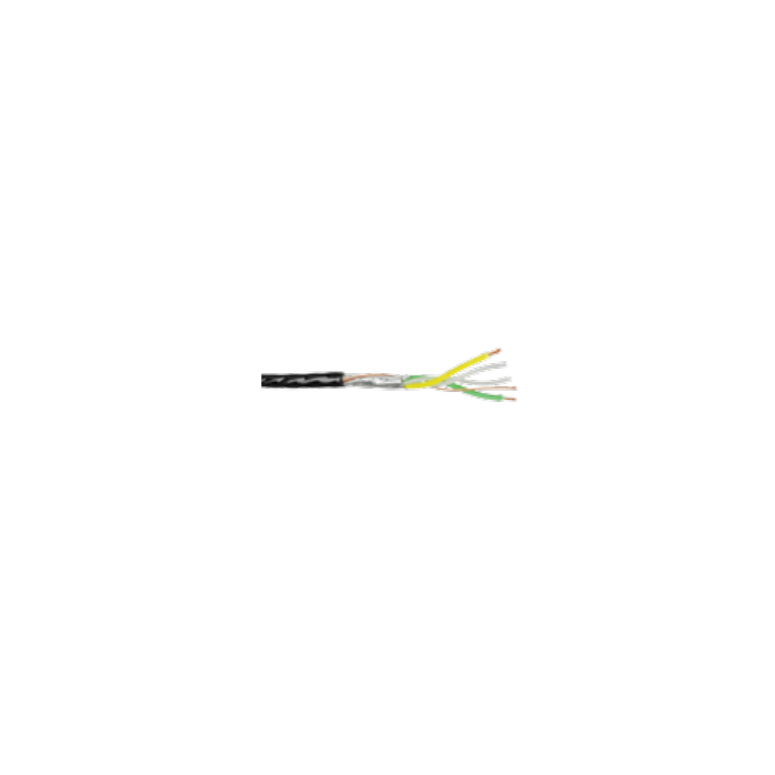 CABLE SHIELDED BLACK (3 X.75mm2) 100