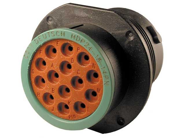 CONNECTOR BOX QTY 200 DE-HDP24-18-14PN/B