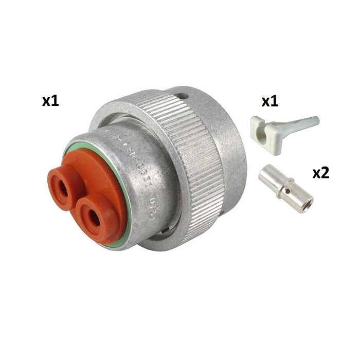 CONNECTOR PLUG (2 x 100Amp Circuit) DE-HD36-18-6SN-C030