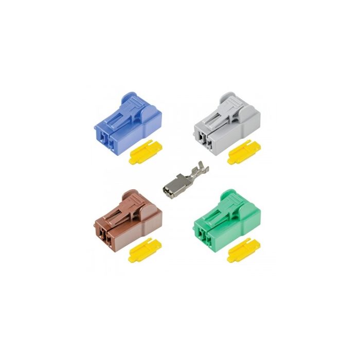 CONNECTOR PLUG BLU KEYED. INC.LOCK