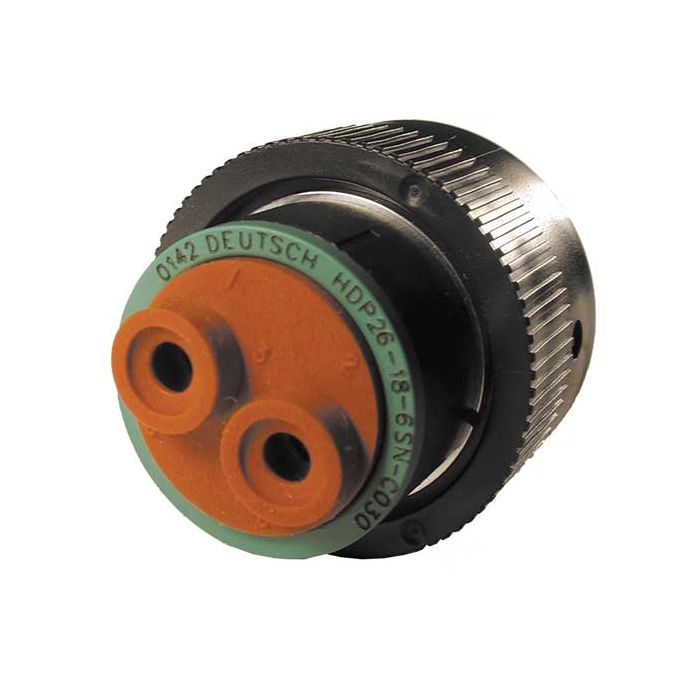 CONNECTOR PLUG DE-HDP26-18-6SN-C030