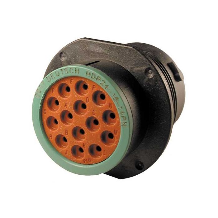 CONNECTOR RECEPTACLE DE-HDP24-18-14PN