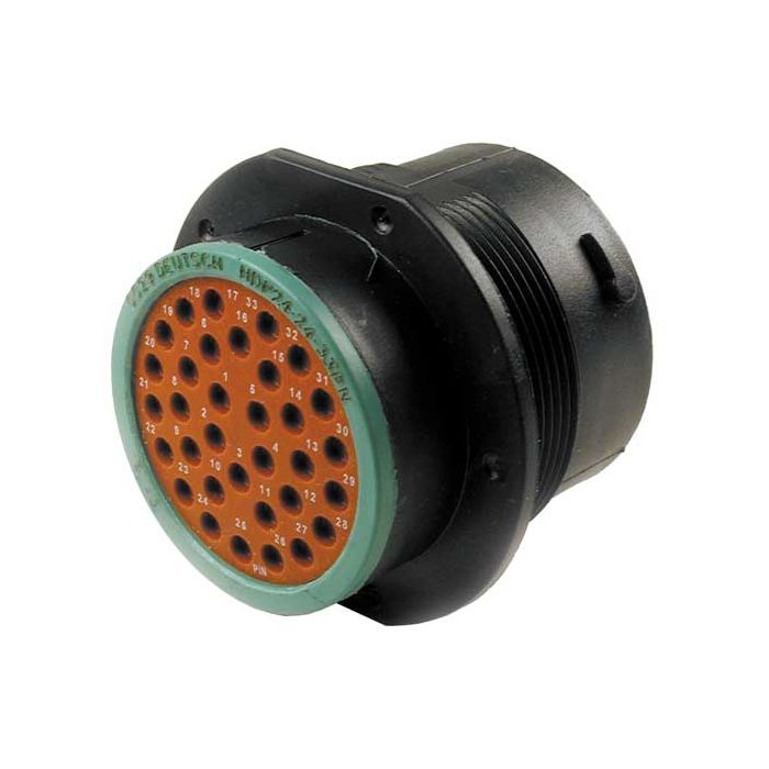 CONNECTOR RECEPTACLE DE-HDP24-24-33PN