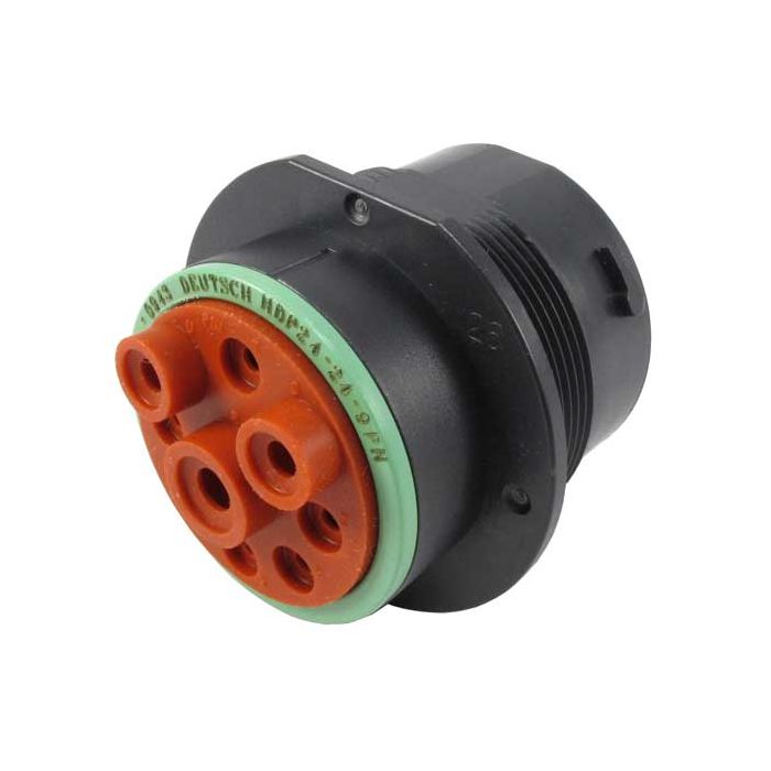 CONNECTOR RECEPTACLE DE-HDP24-24-9PN