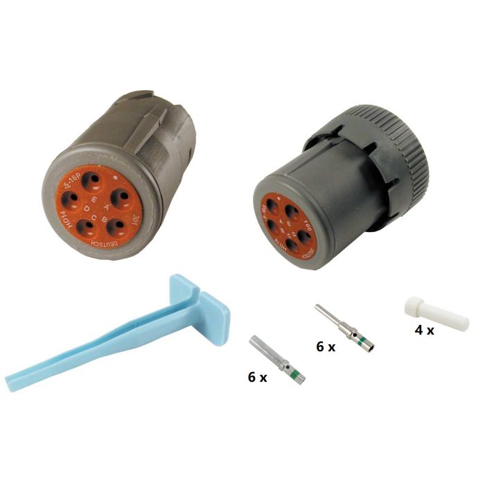 CONNECTOR  Receptacle DE-HD14-5-16P