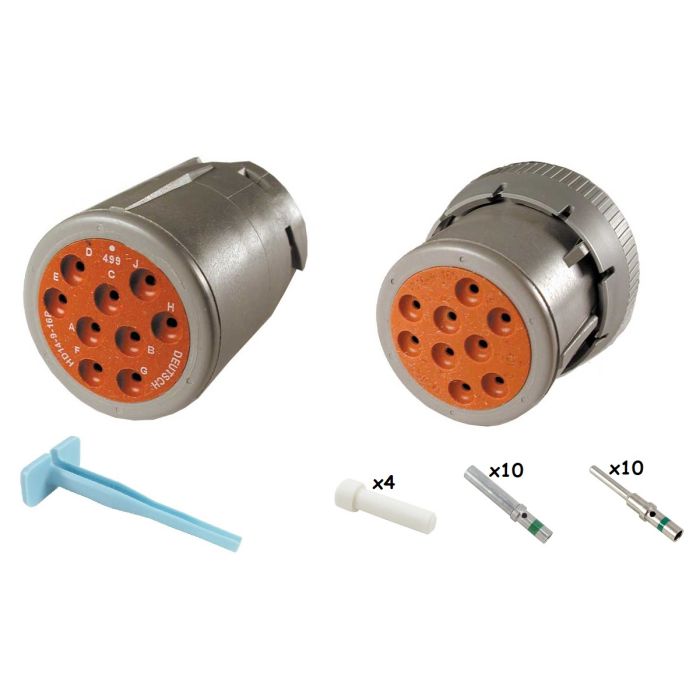 CONNECTOR  Receptacle DE-HD14-9-16P