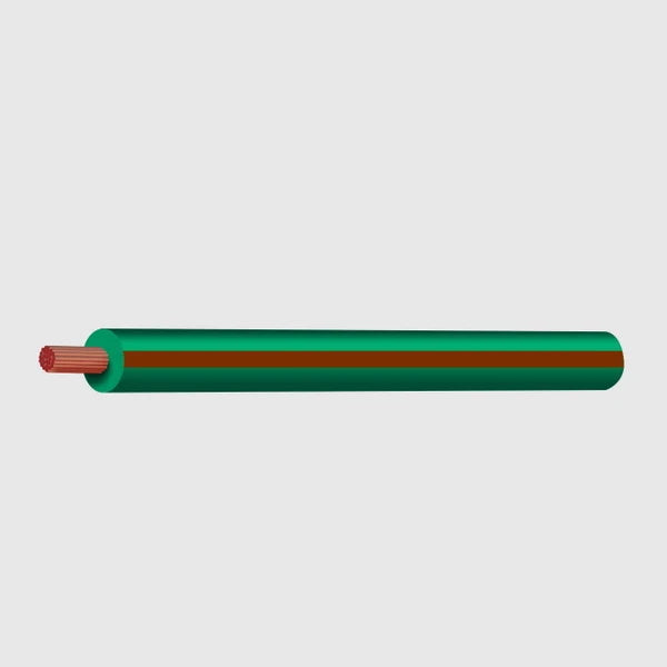 Cable Dark Green Brown Trace 0.5mm²
