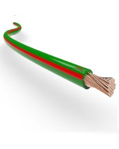 Cable Dark Green Red Trace 1.0mm²