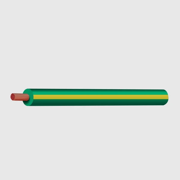 Cable Green Yellow Trace 4mm 100m