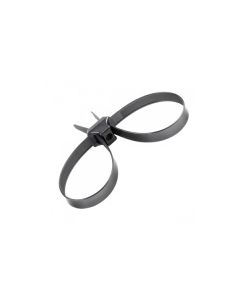 Cable Tie Dual Clamp 'HandCuff' Screw Mount 05.5mm Hole