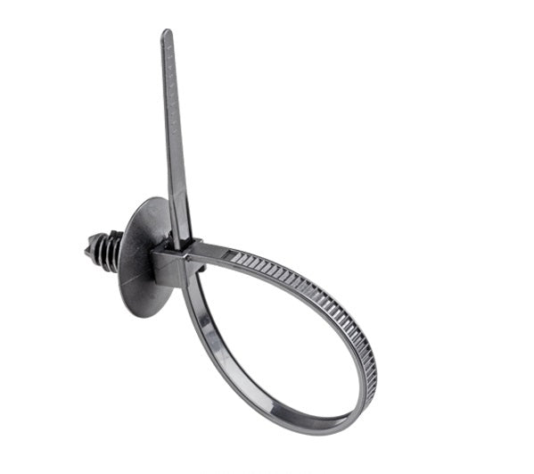 Cable Tie Push Mount 07mm Hole Releasable Zip