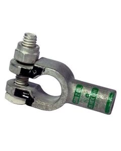 Crimp Battery terminal straight negative 35mm green