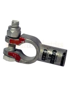 Crimp Battery terminal straight positive 85mm orange