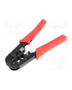 Crimp Terminals Crimpers Ratcheting Insulated Flag Terminal Red Blue