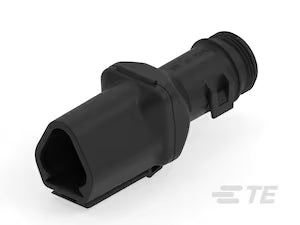 DT Series Receptacle Backshell Straight 3 pin