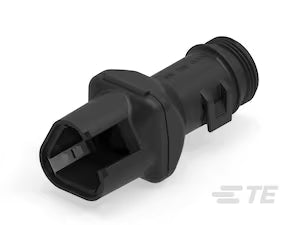 DT Series plug Backshell Straight 3 pin