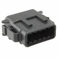DTM 12 pin plug black 50 pack