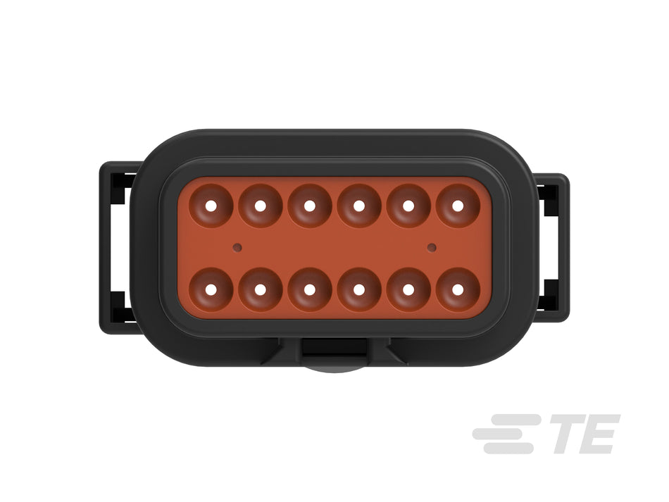 DTM 12 pin receptacle Black